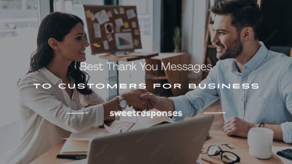 thank you to customer for business