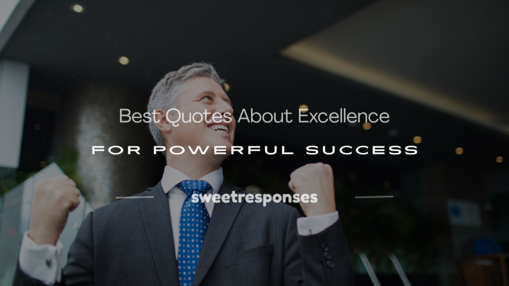 quotes about excellence