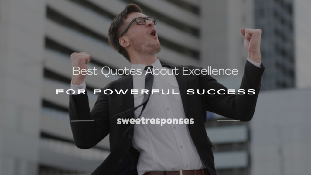 quotes about excellence